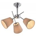 Candellux VOX LAMPA WISZĄCA 3X40W E14 CHROM Z ABAŻUREM - Lampy sufitowe - miniaturka - grafika 2