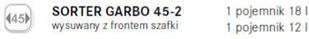 Franke Sortownik odpadów SORTER GARBO 45-2 121.0200.692 - Kosze na śmieci - miniaturka - grafika 12