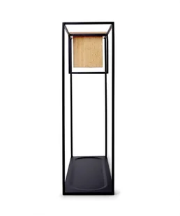 Umbra Umbra Cubist pływająca półka z wbudowaną doniczką na sukulent  nowoczesna dekoracja ścienna i geometryczna półka na książki, świece, notatki, zdjęcia, rośliny domowe i wiele więcej! | duża, czarna 470754-427 - Półki i regały dla dzieci - miniaturka - grafika 17