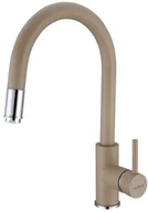 Baterie kuchenne - Alveus Delos-P Bateria kuchenna wysoka z wyciąganą wylewką beżowa/chrom 1129020 - miniaturka - grafika 1