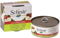 Mokra karma dla psów - Schesir Dog Kurczak z jabłkiem 24x150g - miniaturka - grafika 1