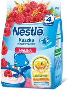 Nestle Kaszka mleczno-ryżowa malina po 4 miesiącu 230g - Kaszki dla dzieci - miniaturka - grafika 5