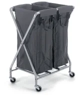 Wózki serwisowe - NUMATIC NX1002 Servo-X 2x 100L wózek pościelowy NX1002 Servo-X Systems - miniaturka - grafika 1