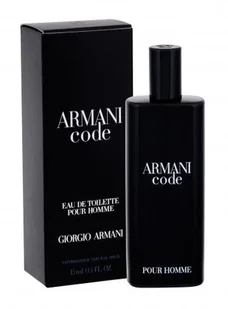 Giorgio Armani Code Pour Homme woda toaletowa 15 ml - Wody i perfumy męskie - miniaturka - grafika 2