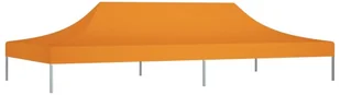 vidaXL Dach do namiotu imprezowego, 6 x 3 m, pomarańczowy, 270 g/m - Pawilony ogrodowe - miniaturka - grafika 3