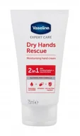 Kremy i maski do rąk - Vaseline Dry Hands Rescue 2in1 krem do rąk 75 ml unisex - miniaturka - grafika 1