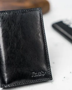 Rovicky Etui na karte skórzane N1912-RVTK Black - Etui na dokumenty i karty - miniaturka - grafika 5