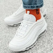 Buty sportowe damskie - Nike Air Max 97 GS 921522-104 biały - miniaturka - grafika 1
