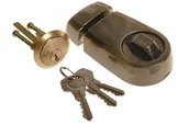 Zamki i wkładki - Yale Zamek wierzchni Y2T patyna mosiądz klucz nacinany - miniaturka - grafika 1