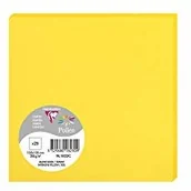 Papier do drukarek - Clairefontaine kartka na pyłki, 135 x 135 mm, 210 g - intensywny żółty pakiet 25 szt. 1823C - miniaturka - grafika 1