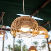 Lampy ogrodowe - NewGarden Bossa lampa wisząca LED akumulator - miniaturka - grafika 1