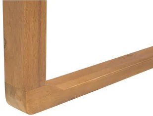 Beliani Zestaw ogrodowy drewniany stół i 8 krzeseł z poduszkami niebieskimi SA - Meble ogrodowe - miniaturka - grafika 8