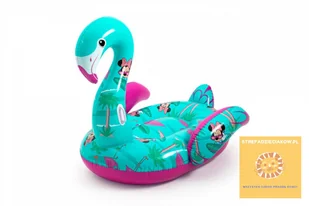 Duży dmuchany Flaming Disney 173x170cm - Materace dmuchane i koła do pływania - miniaturka - grafika 2