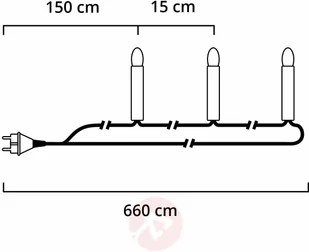 KonstSmide 35-punktowy łańcuch świąteczny mini LED - Oświetlenie świąteczne - miniaturka - grafika 2