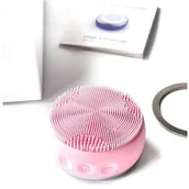 Szczoteczki do twarzy - Unicornbeauty Wielofunkcyjna szczoteczka soniczna odmładzająca skórę - różowa - miniaturka - grafika 1