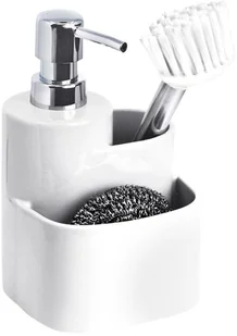 Kompaktowy dozownik 4 KITCHEN biały zestaw 3 el. 07871 - Mydelniczki i dozowniki mydła - miniaturka - grafika 2