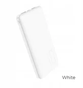 Powerbanki - Borofone power bank 10 000 mAh 37 Wh, biały - miniaturka - grafika 1
