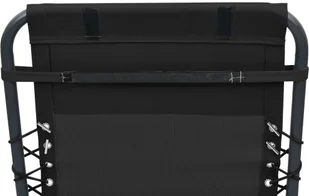 vidaXL vidaXL Poduszka zagłówek na krzesło, czarna, 40x7,5x15 cm, textilene - Poduszki na krzesła - miniaturka - grafika 3