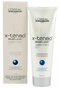 Loreal Serie Expert X-Tenso Moisturist Smoothing Cream Sensitised Hair krem wygładzający do włosów wrazliwych 250ml - Kosmetyki do stylizacji włosów - miniaturka - grafika 3