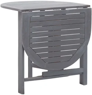 vidaXL Stół ogrodowy, szary, 120x70x74 cm, lite drewno akacjowe - Stoły ogrodowe - miniaturka - grafika 6