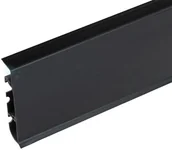 Listwy i profile - Cezar Hi-Line Prestige listwa przypodłogowa Czarna 621284 - miniaturka - grafika 1
