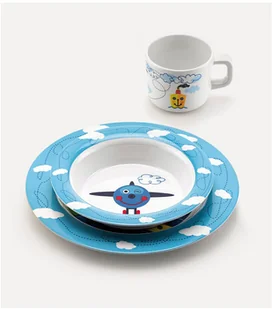 Guzzini Bimbi Zestaw Obiadowy Dla Dziecka Traffic Set 32,0x40,0x17,0 0810.00.52 - Pozostałe akcesoria kuchenne - miniaturka - grafika 2