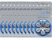 Baterie i akcesoria - Power One 60 szt.  implant Plus na baterie  specjalnie implantów brytyjskie - miniaturka - grafika 1