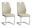 Lectus Komplet krzeseł Salerno, beżowy, 2 szt. - Krzesła - miniaturka - grafika 3