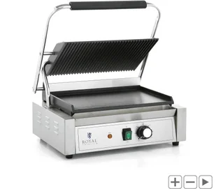 Royal Catering Grill kontaktowy płyta ryflowana i gładka 2200 W RCPKG-2200-M - Piece, kotły  i płyty grzejne gastronomiczne - miniaturka - grafika 6