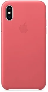 Apple iPhone XS Max Leather Case zgaszony róż (MU6A2WB/A) - Etui i futerały do telefonów - miniaturka - grafika 4