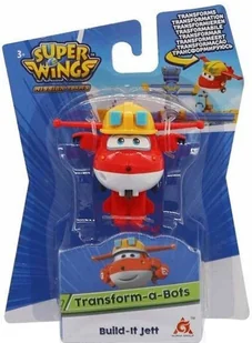 Pozostali Super Wings Figurka Transformująca 5 cm Build-It Jett EU720000K - Figurki dla dzieci - miniaturka - grafika 2