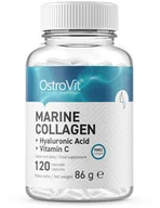 Witaminy i minerały dla sportowców - Ostrovit Marine Collagen+Hyaluronic Acid+Vitamin C 120caps - miniaturka - grafika 1