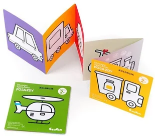 Dłuuugie Rysowanki Koloruję Pojazdy 2+ Czuczu Praca zbiorowa - Książki edukacyjne - miniaturka - grafika 5