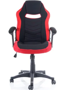 Signal Fotel Dla Dziecka Obrotowy CAMARO Czarny/Czerwony - Krzesła obrotowe dla dzieci - miniaturka - grafika 5