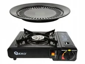 Kuchnia turystyczne i akcesoria - GEKO Gazowa kuchenka turystyczna polowa jednopalnikowa 2,5 kW kartusze G80521 - miniaturka - grafika 1