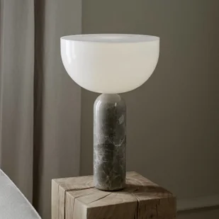 NEW WORKS New Works Kizu Large lampa stołowa, szara - Lampy stojące - miniaturka - grafika 2