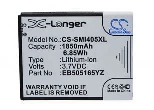 Cameron Sino Samsung Aegis / EB505165YZ 1850mAh 6.85Wh Li-Ion 3.7V CS-SMI405XL - Baterie do telefonów - miniaturka - grafika 2