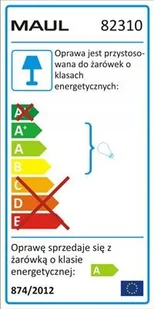 MAUL Lampka energooszczędna na biurko MAULstarlet, 8W, biała M8231002 - Lampy stojące - miniaturka - grafika 3