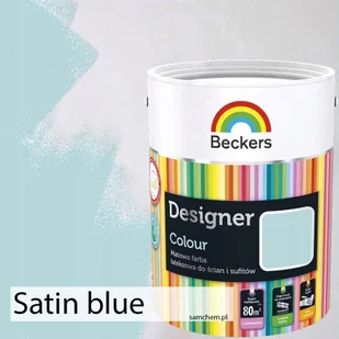 Beckers Tester farby DESIGNER COLOUR Satin blue - Farby wewnętrzne - miniaturka - grafika 2