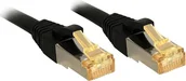 Kable miedziane - Lindy Patchcord Cat.7 S/FTP PIMF LSOH 5m czarny 47311 - miniaturka - grafika 1