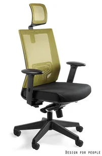 Fotel biurowy, krzesło biurowe Unique Fotel Ergonomiczny NEZ - 6 kolorów kółka do parkietów czerwony - Fotele i krzesła biurowe - miniaturka - grafika 9