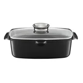 Brytfanny - Ambition CARBON BRYTFANNA Z POKRYWKĄ 32 X 21 CM POWŁOKA QUALUM BASIC STONE INDUKCJA 84535 - miniaturka - grafika 1