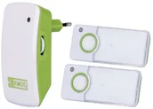 Dzwonki i gongi - Emos Dzwonek bezprzewodowy P5741 250V biały P5741 - miniaturka - grafika 1