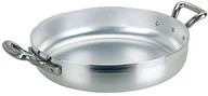 Patelnie - Pentole Agnelli pentole patelnia do smażenia, aluminiowa, bltf 2 uchwyty ze stali nierdzewnej, w kolorze srebrnym, srebrny/czarny, 16 cm FAMA1016 - miniaturka - grafika 1