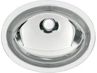 Zlewy i komory gospodarcze - Franke Umywalka stalowa owalna wbudowywana RONDO RNDX450-O mat RNDX450-O - miniaturka - grafika 1