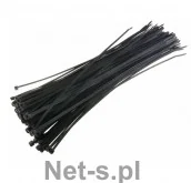 Techly Opaski nylonowe Techly zaciskowe 280x4,8mm, 100 szt., czarne 306509 - Pozostałe akcesoria sieciowe - miniaturka - grafika 3