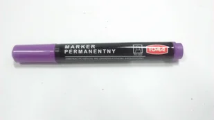 Toma Marker permanentny TO-202 2.5 mm FIOLETOWY (końcówka okrągła) - Markery permanentne - miniaturka - grafika 2