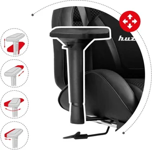 huzaro Force 7.5 Black Mesh - Fotele gamingowe - miniaturka - grafika 18