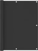 Markizy - vidaXL Parawan balkonowy, antracytowy, 120x400 cm, tkanina Oxford vidaXL - miniaturka - grafika 1