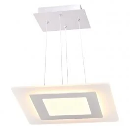 Lampa wisząca LED Larvik 1 x 30 W biała 308672 - Lampy sufitowe - miniaturka - grafika 2